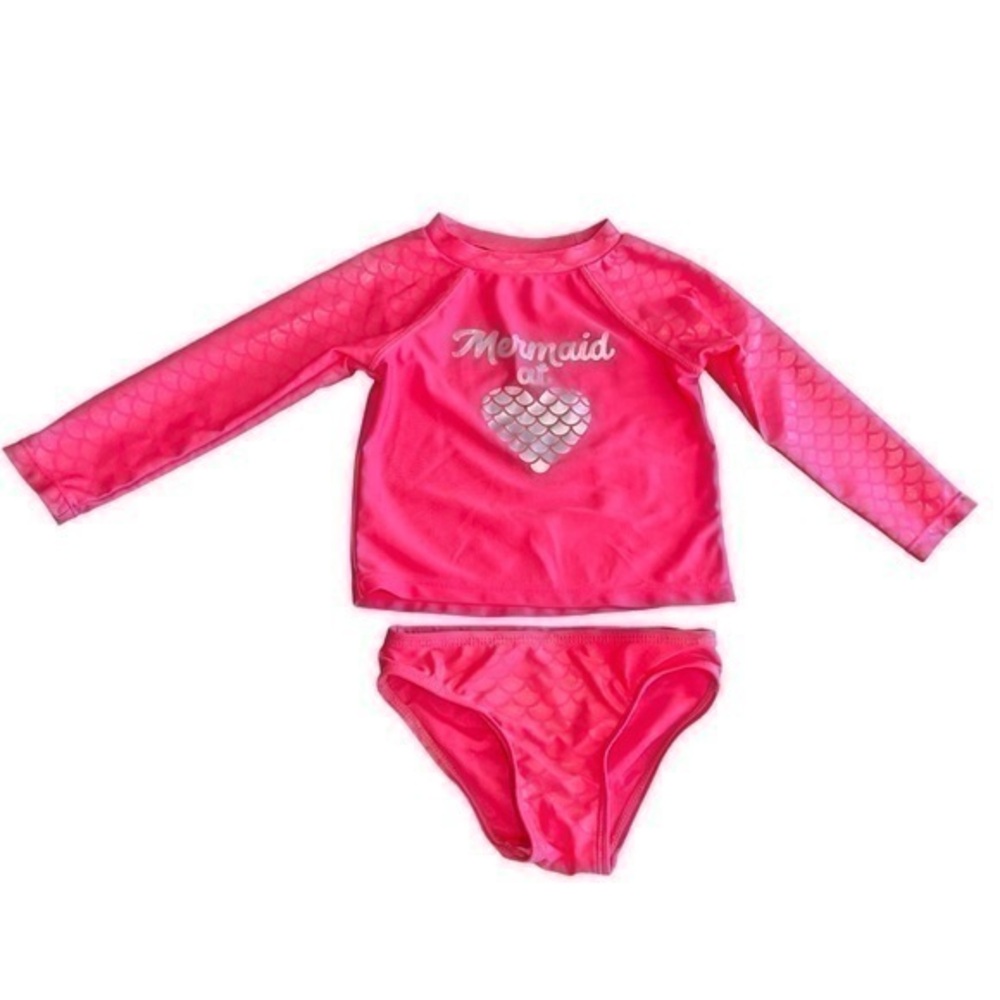 Floatimini Longsleeve Mermaid Swim Set Size 24 months